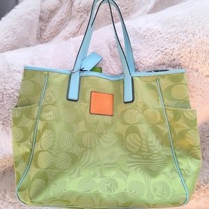 Large Coach tote